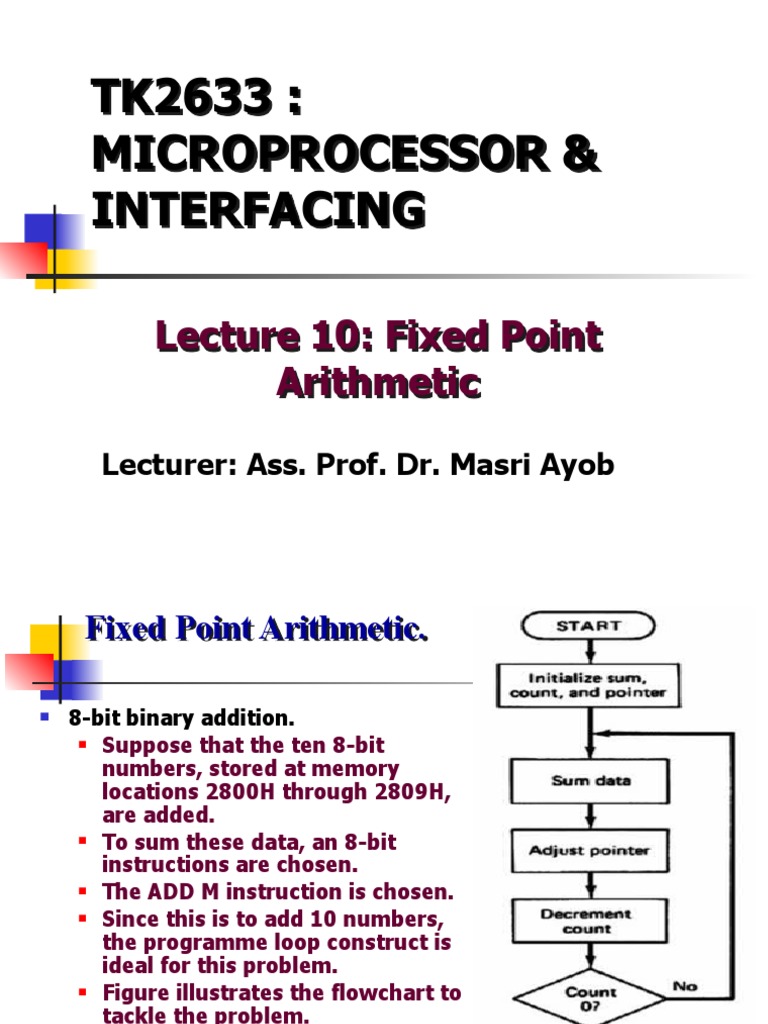 Lecture10-Fixed Point Arithmetic | PDF | Multiplication | Computer ...