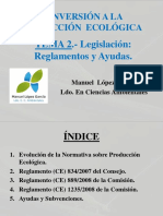 TEMA 2. LEGISLACIÓN REGLAMENTOS Y AYUDAS.