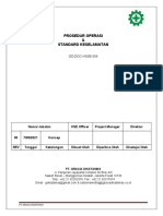 Prosedur Operasi & Standar Keselamatan