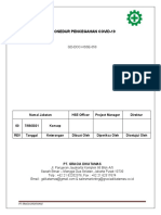 Prosedur Pencegahan Covid-19 PT GD