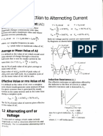 Alternating Current Notes