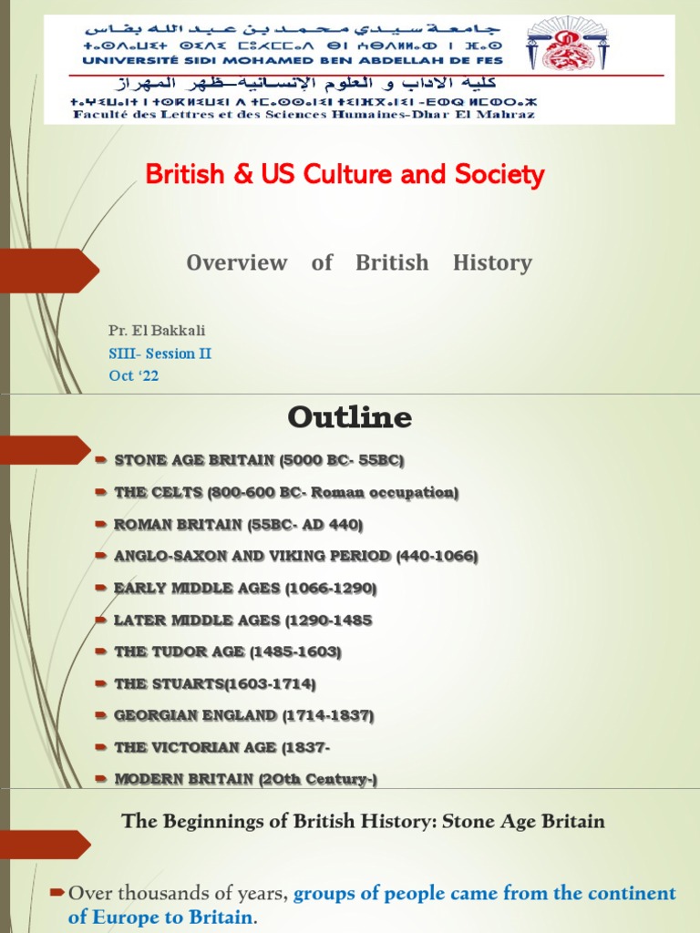 An Overview of UK History Week II PDF