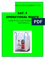 Cat. F - Asbestos-Containing Waste Materials