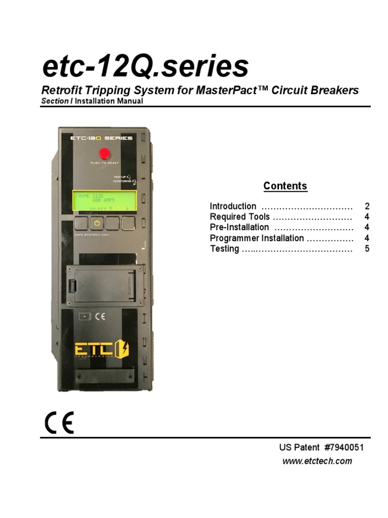 ETC-12Q Section I | PDF | Electromagnetic Interference | Electric Power