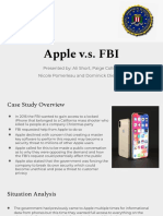 Fbi Vs Apple Case Study Presentation
