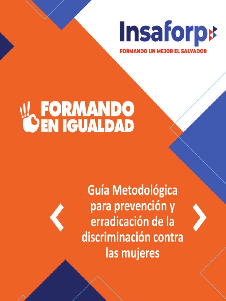 Guía para erradicar la discriminación femenina | PDF | Igualdad de ...