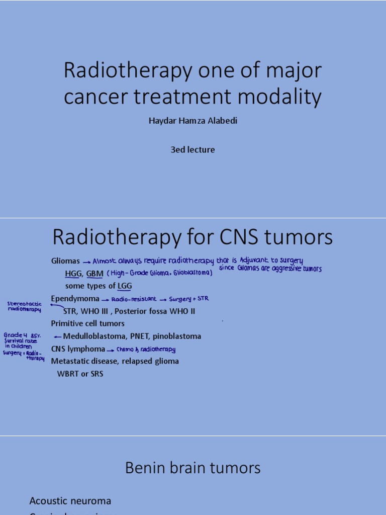 Radiotherapy Pdf Radiation Therapy Cancer