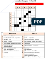 Mots Croisés - Grille 10 - Gdez Vos Distances