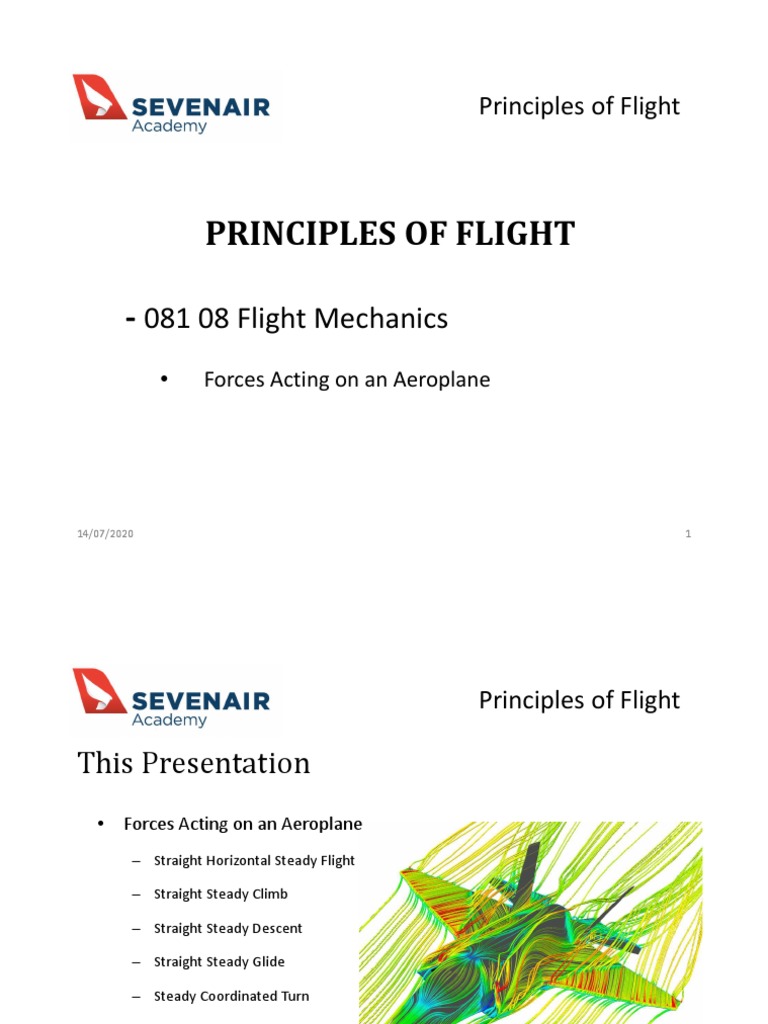 Forces in Aviation Flight Mechanics | PDF | Flight | Jet Engine