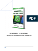 How To Sell On Whatsapp
