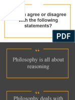 The Nature and Function of Philosophy