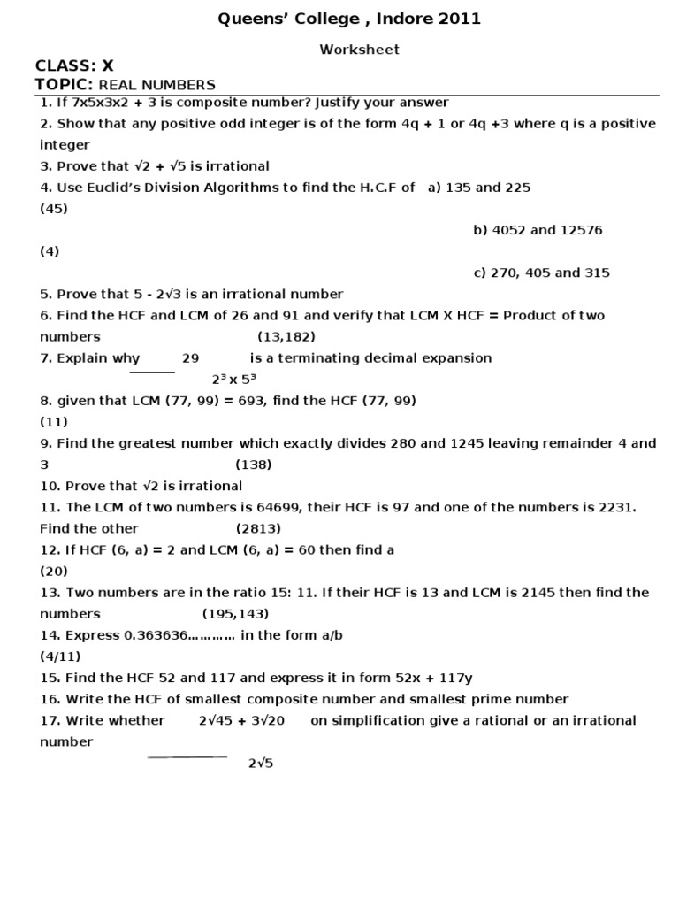 Worksheet FA2