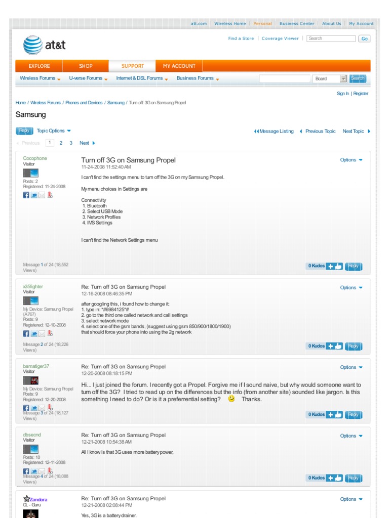Forums Att Com Forum At&T
