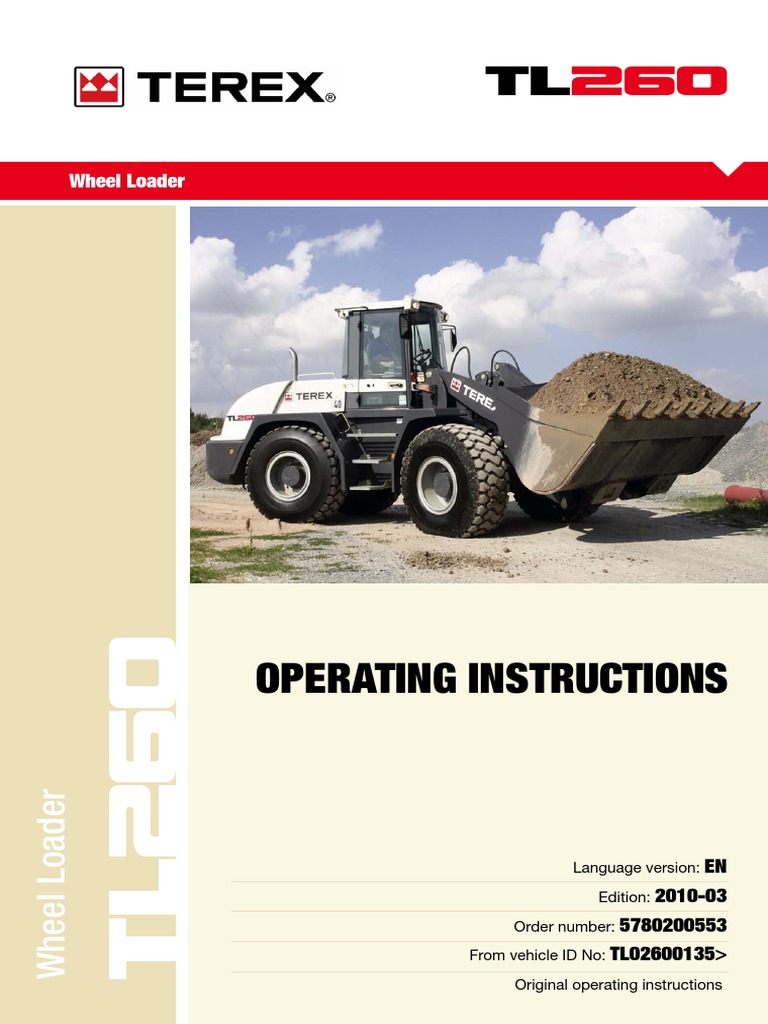 Operating Instructions: Wheel Loader | PDF | Hazards | Safety