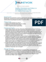 Guia de discussão sobre participação cívica e responsabilidade eleitoral