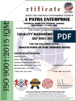 MS Patra Enterprise - 9001 - RCS