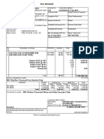 Tax Invoice Details for Tyre Purchase