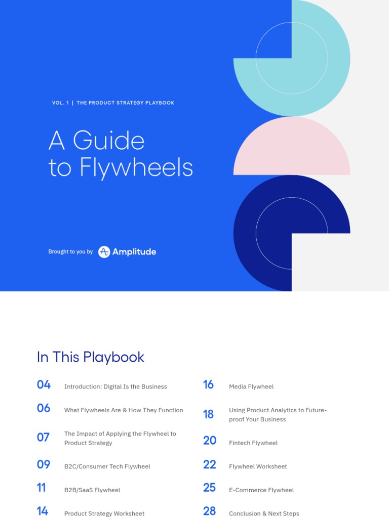 Amplitude Product Strategy Playbook A Guide To Flywheels PDF Subscription Business Model