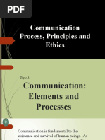 UNIT 1 Communication Process Principles and Ethics 1