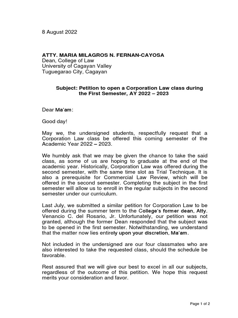 2022-0808-petition-letter-for-corporation-law-class-pdf