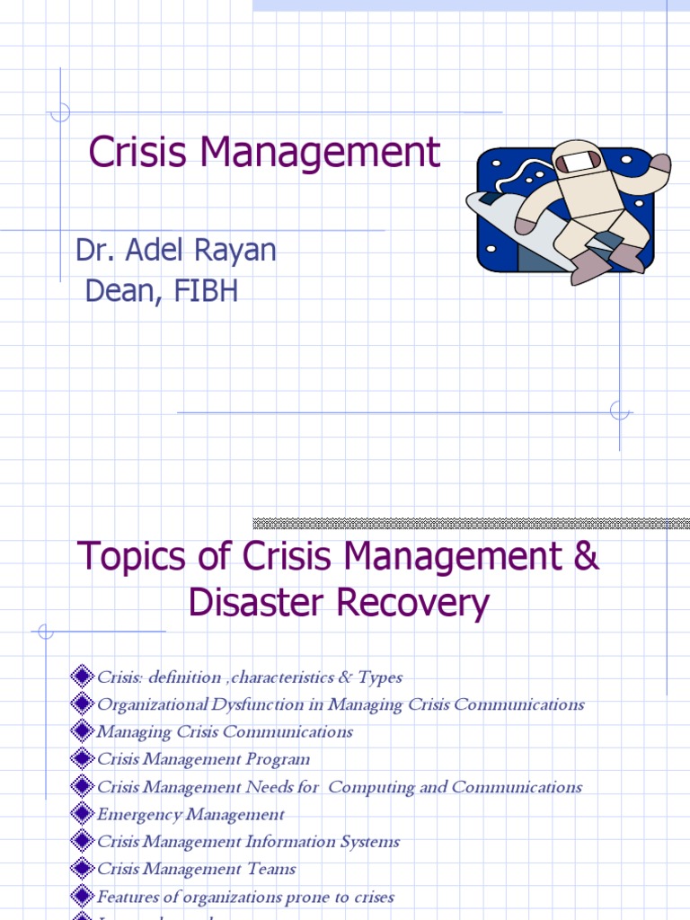 MBA in Crisis Management Overview | PDF | Crisis Management | Securities