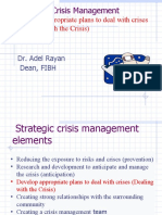 Crises Management - Mba.9