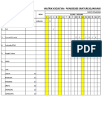 Matrik Kegiatan: Ponkesdes Sraturejo/Winarsih: 1. PE Wimarsih Sraturejo X