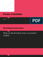 COT Forms of Societies