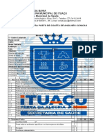 Roteiro para Posto de Coleta de Análises Clínicas