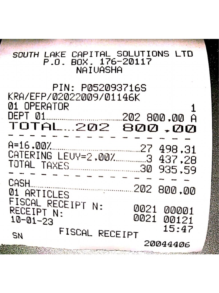 Corrected Etr Receipt For Invoice 13123 PDF