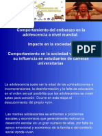 Tema 1 Comportamiento Del Embarazo en La Adolescencia