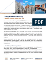 Doing Business in Italy