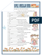 Worksheet - Past Simple (Irregular Verbs)