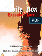 White Box Expanded Lore 2.1