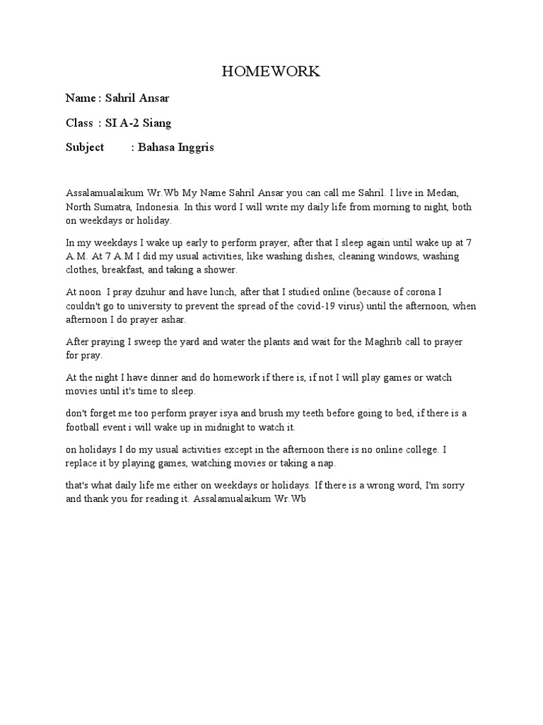 Homework | PDF