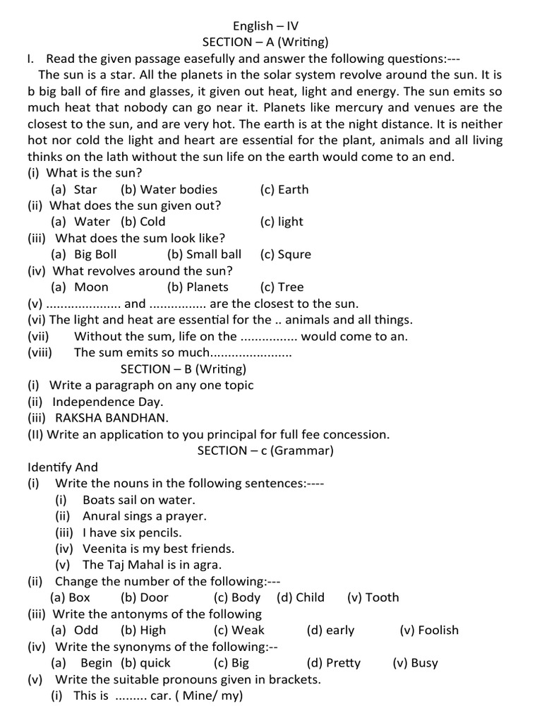 analysis-of-a-comprehensive-english-language-exam-for-class-3rd-pdf