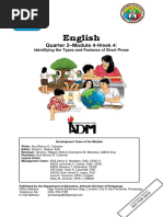 English9 Q2 Mod4 Identifying The Types and Features of Short Prose 1