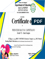 Certification in Filipino-Values Month