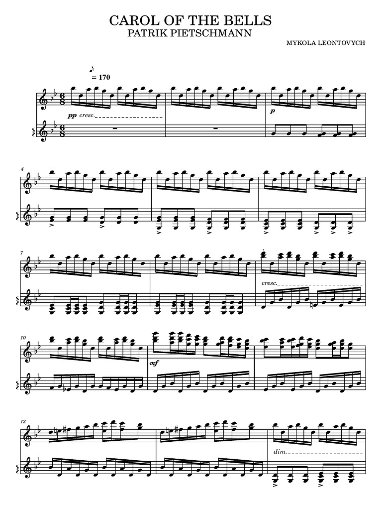 Carol of The Bells: Patrik Pietschmann | PDF