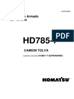 Manual Armado HD785-7 (Esp) Serial Numbres A10001 and Up CEAW004806