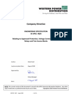 EE98 - 8 - Approved Protection, Voltage Control and Alarm Relays and Test Access Blocks