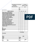 CHECK LIST Inspeccion Vehiculo