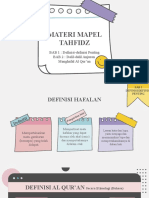 Materi Mapel Tahfidz