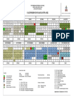 Calendário Escolar EA/UFPA 2022 com datas dos períodos letivos e feriados