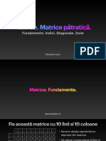 Matrice. Matrice Patratica.