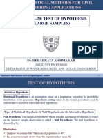 NITK Unit 4 Lecture 23 Test of Hypothesis Large Samples