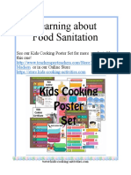 Food Sanitation Checklist