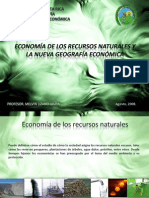 Economia de Los Recursos Naturales y La Nueva Geografía Económica