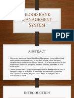 Blood Bank Management