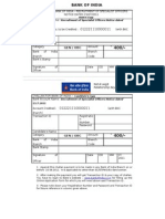 Bank of India Recruitment Challan for Specialist Officers